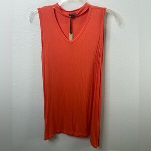 Coco Carmen Orange Tunic Tank Top Size L/XL NWT